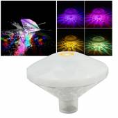Led Pool Schwimmlicht RGB 10,5cm Batterie, Wasser-Licht Garten-Teich-Lampe Beleuchtung farbwechsel