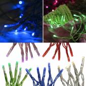 Led mini Lichterkette LK-T15 15 LEDs mit Timer batteriebetrieb für Innen