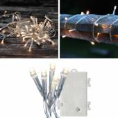  Led Lichterkette CT-TK50-T 5m 50 Leds warmweiß Timer in & outdoor batteriebetrieb IP44
