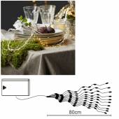 Micro Led Draht-Lichterkette BUNDLE 80 SMDs Timer batteriebetrieben Innen