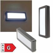 Led Wandleuchte CRUCIS IP65 neutralweiß 230V 3W 208lm 210x85mm Feuchtraumleuchte für Innen & Außen
