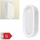 massive Led WandaufbauLeuchte CANCRI OVAL IP65 warmweiß 550/1180lm 230V Feuchtraumleuchte Keller
