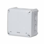 f-tronic Aufputz Feuchtraum Abzweigkasten IP66 NEPTUN Compact 7 Kabeleinführungen 85x85x54mm