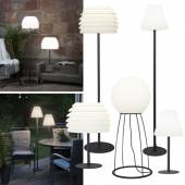 Stand- o. Tischleuchte mit E27-Fassung 230V Möbellampe LED Gartenleuchte IP65