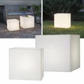 Garten Würfelleuchte 30/40cm mit E27-Fassung 230V Möbellampe IP65