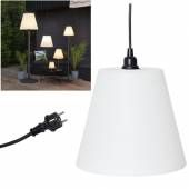 Garten Hängeleuchte Außen Pendelleuchte KRETA mit 5m Kabel E27-Fassung 230V Hängelampe IP44 Outdoor