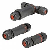 wasserdicht Kabel-Verbindungsmuffe IP68 3polig bis 450V 24A Kabelverbinder