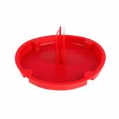 Signal-Deckel f&uuml;r 70mm Unterputz-Dosen, Putzdeckel rot