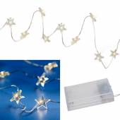  Micro Led Draht Lichterkette 20/40/60/100 Sterne mit TIMER batterie-betrieben Innen Led Abstand 5cm