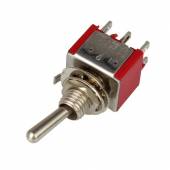 mini Kippschalter KS-14 zweipolig 2x EIN/AUS/EIN 250V 3A