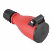    Profi Schutzkontakt Netz-Kupplung IP54 230V 16A spritzwassergeschützt Außen Outdoor