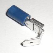 10 Flachsteckhülsen mit Abzweig 6,3x0,8mm BLAU für Kabel 1,5-2,5mm Kabelschuhe
