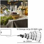 outdoor Micro Led Draht-Lichterkette BUNDLE 400 SMDs Timer batteriebetrieben Innen & Außen