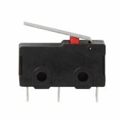 micro-Taster MT-012 mit Hebel kurz, Drucktaster 20 x 10,1 x 6,4mm Schlie&szlig;er / &Ouml;ffner / UM