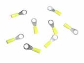 10 RingKabelschuhe gelb M-2 f&uuml;r 0,1-0,5mm� Kabel