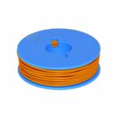 10 Meter flexible Litze / Kabel ORANGE 0,25mm²