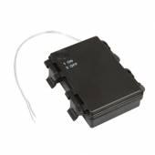 outdoor Batteriefach 3x AA geschlossen mit EIN-AUS Schalter / Batteriehalter IP44 spritzwasserfest