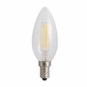 Led Leuchtmittel FILAMENT E14 extra-warmweiß 1800K 340lm 300 230V 4W Kerzen-Form