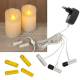    Batterieadapter AA oder AAA 230V Betrieb fr LED-Kerzen & Batterieartikel