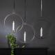Edler Metallring mit LED Stabkerze 