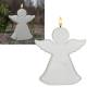 LED Engel f�r Au�en 3D FLAMME ANGEL mit Timer flackernd In Outdoor Garten-Kerze