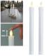 2er Set Led Stab-Kerze TOUCH WEI 25x2cm, flammenlose Stabkerzen