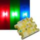 SMD Leds 1206 RGB / rot-grn-blau STEUERBAR MULTICOLOR