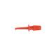 Miniatur Klemm-Pr�fspitze ROT mini 53mm