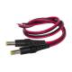 2er Pack DC Hohlstecker 5,5x2,1mm mit Kabel / Stromversorgungsstecker Koaxialstecker Steckverbinder
