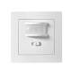 FLAIR Bewegungsmelder wei� 250V~ 160� 1-500 W Led geeignet inkl. Rahmen UP 3-Draht