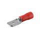  100 Stck Flachstecker 4,8x0,8mm ROT fr 0,5-1,5mm Kabel