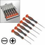 Feinmechaniker-Schraubendreher Set 6-teilig Schlitz Kreuz PH00 PH0 PH1 SL2 SL2,5 SL3