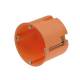 Hohlwanddose Schalterdose orange � 68 x 61mm Hohlraum-Dose Ger�tedose
