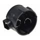   UP-Schalterdose schwarz  60x41mm Unterputz-Dose Gertedose