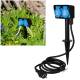 Gartensteckdose 2-fach 10m Kabel IP44 Erdspie� Au�en-Steckdose Strom-Verteiler Outdoor