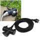 5 Meter 3-fach Verteiler-Verlngerungs-Kabel fr Auen-Bereich Garten-Steckdose Outdoor 230V