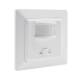 MILOS Bewegungsmelder wei matt 250V~ 160 3-100 W Led geeignet inkl. Rahmen UP 3-Draht