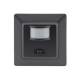 MILOS Bewegungsmelder anthrazit 250V~ 160� 3-100 W Led geeignet inkl. Rahmen UP 2-Draht