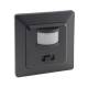 MILOS Bewegungsmelder anthrazit 250V~ 160 3-100 W Led geeignet inkl. Rahmen UP 3-Draht