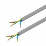 2m universal Anschlussleitung 3x1,5mm grau blanke Enden 230V 16A