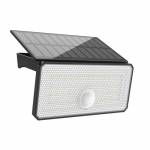 LED Solar Wandleuchte mit Bewegungsmelder � 500 lm, 46 SMD LEDs, integriertes Solarpanel, IP44