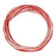  10m Zwillingslitze / Litze ROT-WEI 2x 0,04mm