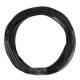  10m Zwillingslitze / Litze SCHWARZ 2x 0,04mm
