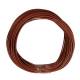 10m Zwillingslitze / Litze braun-braun 2x 0,09mm
