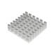 LED K�hlk�rper silber 28x28x8mm f�r HighPower LEDs