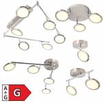  Led Deckenstrahler Wandstrahler Spotleuchte BOTEIN dimmbar 230V IP20 silber gebürstet Deko-Light