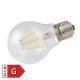 Sensor LED Filament Glhlampe E27 350lm 4,2W EXTRA warmwei 2100K mit Dmmerungssensor