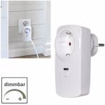 StarTrading Dimmer f&uuml;r Steckdose 230V 3-150W Halogen Gl&uuml;hbinen Led dimmen
