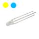 10 St�ck DUO Leds 3mm GELB / BLAU 3 Pin Led Bi Color L033YBC