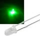 3mm Led grn 6000mcd 30 525~527nm 3,2-3,4V 20mA